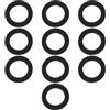 YINETTECH Rondella per rubinetti, 10 pezzi, 98058000, 18 x 12 x 2 mm, compatibile con rubinetti da bagno Hansgrohe