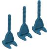 SHAFFER PRO Crociere piastrelle autolivellanti 2 mm | 250 clip 2mm | 3-22 mm I Shaffer pro | compatibile 20mm I sistema di livellamento a vite | Kit livellatore piastrelle | aiuto alla posa di piastrelle posa