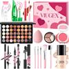 Viugex Tutto in Uno Set Trucchi Donna, Kit Trucco Completo, Set Make Up Regalo, Valigetta Trucchi Ragazza con Primer Fondotinta Palette Ombretti Sopracciglia Eyeliner Mascara Gloss Labbra Fard Correttore
