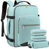 LOVEVOOK Zaino da Viaggio Aereo Bagaglio a Mano, Impermeabile Zaini Trolley Bagaglio Donna 40L Cabin Max per Ryanair Easyjet, Grande Zaino Porta PC 17 Pollici Valigia Borsa a Zainetto