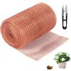 GBKDQQ Nastro di rame contro lumache, 127 mm x 9 m, rete di rame, protezione lumache con forbici, lana di rame puro per giardino, repellente per topi