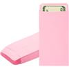 PATIKIL Buste per Soldi, 50Pz 16.5x8.89cm Buste Porta Denaro Busta Soldi Piccole per Contanti Lettera per Risparmio Regali Monete Assegni Biglietti Gioielli Passaporto Carta, Rosa