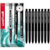 uni-ball Signo UMN-155-07 - Penna a sfera retrattile con inchiostro gel, tratto fine 0,7 mm, inchiostro nero, confezione da 8, in confezione di cartone