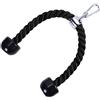 Ezweiji Corda per Tricipiti Corda Tricipiti, Corda per Tricipiti per Un Efficace Allenamento della Forza, Corda per Bicipiti 70 Cm, Manici Gommati per Una Presa Sicura, Include Girella E Moschettone
