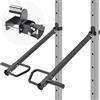 SELEWARE Braccia a leva regolabili resistenti - Capacità 272,2 kg, in lega di acciaio, adatto per power rack da 7,6 x 7,6 cm con fori da 5/8 o 2,5 cm, allenamento di forza in palestra a casa