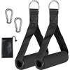 ZEACCT 1 Set Maniglie per Bande di Resistenza - Moschettoni Professionali per Palestra - Adatto a Allenamento Funzionale, Pilates & Yoga - Compatibile con Cavi ed Elastici