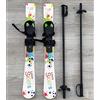 Little Skiers Starter - Sci e bastoni in plastica per principianti per bambini da 0 a 4 anni
