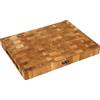 B4K® Tagliere in Legno di Quercia Massiccio 40x30x4 cm, Antibatterico, con Manici e Piedini in Silicone, Perfetto per Cucina, Carne e Barbecue