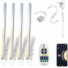 Cefrank Illuminazione Sottopensile Smart LED, 4 Barre da 30 cm a V, Luce Dimmerabile 2700K-6000K, 3W per Barra, Controllo App, Compatibile con Alexa e Google Assistant