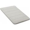 Generico Tappeto Bagno Antiscivolo in Memory Foam - Tappetino Doccia Morbido e Assorbente, Asciugatura Rapida, Lavabile in Lavatrice, 43x61 cm, Grigio Chiaro