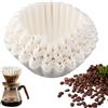 xianynow Filtri per caffè, 200 pezzi, filtri in carta usa e getta, bianchi, resistenti al calore, filtro a cestello per Varie macchine da caffè, 80/200 mm, uso domestico e professionale