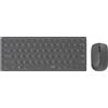 Rapoo 9600M Draadloze multimode Blade Combo Set, QWERTY US - Donkergrijs