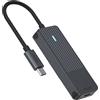 Rapoo Hub USB-C Rapoo, da USB-C a USB-A e USB-C