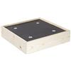 WAGNER Carrello per piante MAXIGRIP 38 x 38 x 10 cm I Portavaso per interni ed esterni I Portavaso in legno con Ruote certificato FSC® I Portata 200kg I Made in Germany - 20006001