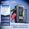 UTRAI Avviatore di emergenza per auto UTRAI All-in-One 7000A con compressore d'aria, diagnosi OBD e booster di emergenza per batteria per auto Power Bank
