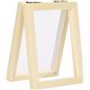 QUARKZMAN Setaccio per la Produzione di Carta Telaio per la Produzione di Carta in Legno 4.7 x 3.9 Pollici Kit a Doppio Strato per la Creazione di Carta Fai-da-Te Biglietti, Segnalibri