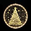 Meleager Luci Finestra di Natale, Luci Sospese con Ventosa, Luci di Natale 3D(Albero di Natale), Sospensione con Luci di Natale, LED Luce Decorazioni per Natalizie, per Festa di Natale Interna ed Esterna