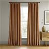 HPD Half Price Drapes Signature VPCH-180408-96 - Tende oscuranti in velluto per camera da letto, 127 x 248 cm (1 pannello), colore: zucca bruciata