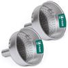 LifeChic Filtro Imbuto per Caffettiera Moka 2 Tazze, Set 2 Pezzi, Ricambio Universale per Moka Espresso Accessorio per Caffè
