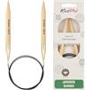 KnitPro K22236 Ferri da Maglia circolari, bambù, Marrone, 10,00 mm