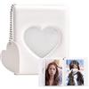 Jiayaus Kpop Album fotografico, cuore bianco libro raccoglitore fotografico