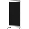 Angel Living Paravento con un Pannello, Decorazione Elegante, Separatore di Ambienti, Divisore di Camere, 80 x 180 cm (Nero)