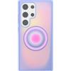 PopSockets Custodia per Samsung Galaxy S24 Ultra con impugnatura magnetica rotonda compatibile con MagSafe, custodia per telefono per Galaxy S24 Ultra - Aura