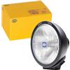 HELLA 1F8 007 560-101 Alogeno-Faro di profondità, Rallye 4000 Metal, 12V, rotondo, avvitato, Proiettore-Lente del diffusore, colore diffusore luce cristallino, Cavo 400mm, Sx/Dx