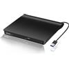 Kinetxiaxia Unità CD/DVD esterna per PC, masterizzatore DVD esterno USB 3.0, lettore DVD portatile ottico, lettore DVD + RW, lettore DVD sottile, trasmissione rapida, cavo USB integrato per Windows