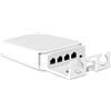 Davuaz Estensore PoE da esterno Davuaz, ripetitore PoE 1 in 3 out con 100Mbps, fino a 30 W, plug & play, compatibile IEEE802.3af/at, impermeabile IP66, estende altri 100 m, ripetitore PoE da esterno