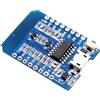 QIQIAZI ESP8266 Scheda di Sviluppo,Mini NodeMCU WiFi ESP8266-12F CH340G WLAN Modulo con CH340G,con micro USB porta,compatibile con Arduino