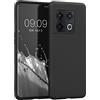 kwmobile Custodia Compatibile con OnePlus 10 Pro 5G Cover - Back Case per Smartphone in Silicone TPU - Protezione Gommata - nero matt