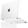 MOSISO Custodia Compatibile con MacBook Air 15 Cover M5 M4 M3 M2 2026-2023 | Naturale Ultra-Sottile Copritastiera&Case per MacBook Air 15 pollici 2025 2024 A3448 A3241 A3114 A2941, Traslucido