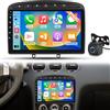 LORPHEIR Autoradio Android per Peugeot 308 408 2007-2015, CarPlay Android Auto Wireless, Touch Screen 1080P, DSP GPS WiFi, 2+64G Plug & Play Upgrade Radio con Telecamera Posteriore