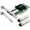 10Gtek 10Gb SFP+ NIC Network Card, Single SFP+ Port, 82599EN Controller, Compare to X520-DA1(E10G42BTDA), packed with a 10GBase-SR moudle (MMF, 850nm,300-m)