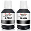 HenceBuy GI-56 Serbatoio Inchiostro BK Compatibile con Canon GI-56BK Nero Cartuccia per Maxify GX7050 GX6050 GX5050 GX4050 GX3050 Stampante (2 Nero)