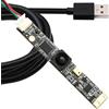 Svpro Modulo fotocamera USB da 8 MP con microfono, telecamera per incisione laser grandangolare da 102 gradi per Lightburn, Fixfocus 4K UVC Webcam Board per computer, Raspberry Pi