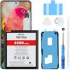 Beefix Batteria di ricambio per Samsung Galaxy 20 Plus (SM-G985 G985U), 4500 mAh ad alta capacità per Galaxy S20+ (EB-BG985ABY) con strumenti di riparazione professionali
