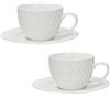 BRANDANI TAZZINA CAFFE OPTICAL SET 2 PZ NEW BONE CHINA