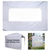 VEVOR Tenda Laterale per Gazebo da Giardino da 3 x 3 m, con Strato Impermeabile e di Protezione dalla Luce Solare per Tende per Eventi all'Aperto, Campeggio, solo 1 Parete Laterale, Bianco
