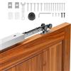 VEVOR Kit Binario per Porta Scorrevole Ferramenta per Porta Singola Lunghezza 1746 mm, Set di Ferramenta per Guida Lega di Alluminio Porte a Scomparsa Chiusura Ammortizzata Spessore tra 25 - 45 mm