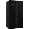 Smeg Frigorifero side by side 4 porte a libera installazione FQ60NDE finitura nero da 91 cm