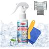 KEORHEZ Spray sbrinatore per congelatore, detergente per frigorifero, con asciugamani e granchio, scongelamento rapido, accensione degli odori, risparmio energetico, adatto per frigorifero, frigorifero, ecc.