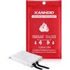 Kanhiro - Coperta antincendio da cucina, 1,2 m x 1,8 m, in fibra di vetro, DIN EN 1869:2019, per design di sicurezza accidentale per cucina, camino, barbecue, auto, campeggio