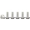Drenky Viti A Testa Bombata Con Esagono Incassato E Flangia M3x12mm Bullone Meccanico Acciaio Inox A2 V2A Viti Completamente Filettate, Elevata Durezza, 50 Pezzi