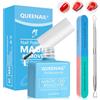 Uheltosly 1 Pezzi Gel Nail Polish Remover,Remover Semipermanente Unghie,Solvente Per Smalto Per Unghie Professionale,Rimuove Facilmente e Rapidamente lo Smalto,Facile da usare,Blu