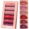 GL-Turelifes Set di rossetti opachi GL-Turelifes da 6 pezzi Kit rossetto rosso vellutato Impermeabile a lunga tenuta Levigante Tazza antiaderente Rossetti colori sexy con confezione regalo