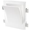 Intec APPLIQUE ANIMA BIANCO 2 LUCI E14 25,5X17,5X31,5CM IN GESSO VERNICIABILI PER CARTONGESSO