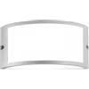 Intec APPLIQUE AUSTIN SILVER 1 LUCE ATTACCO E27 IP54 25X13X12CM IN ALLUMINIO