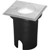 Intec FARO A INCASSO CALPESTABILE DRIVE ACCIAIO QUADRATO 1 LUCE ATTACCO GU10 IP67 10,8X10,8X11,8CM